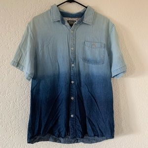 Modern Amusement Ombré button up